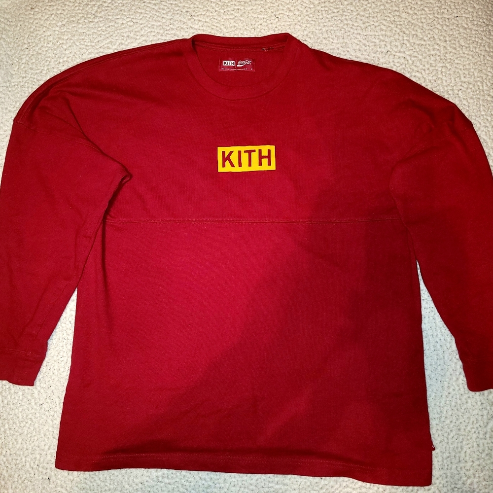 Kith x Coca Cola China red long sleeveSize: US S